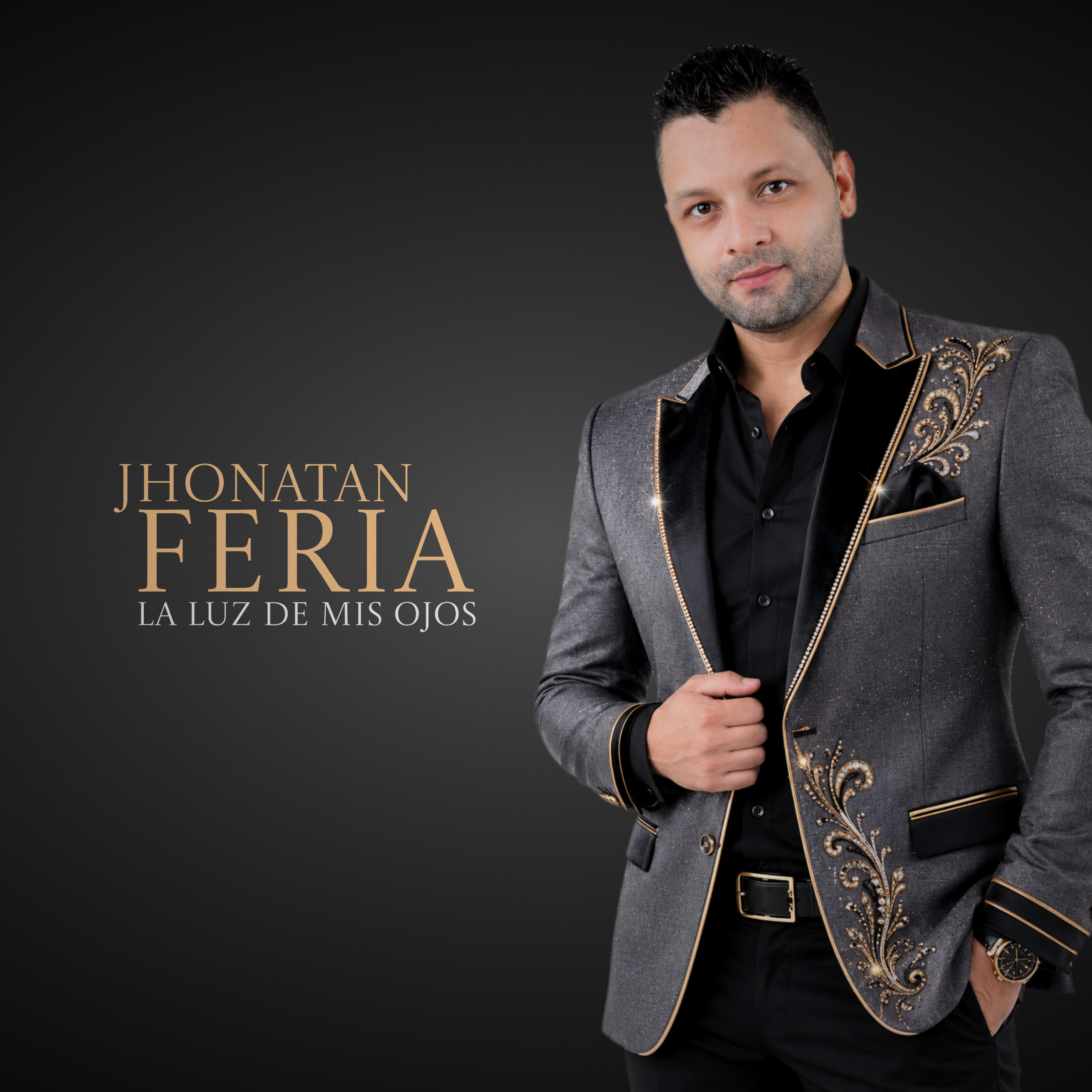 Caratula Album La luz de mis ojos - Jhonatan Feria